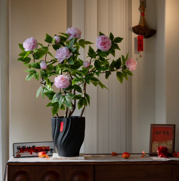 Artificial Peony Bonsai best