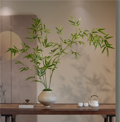 Artificial Bamboo Potted Plant